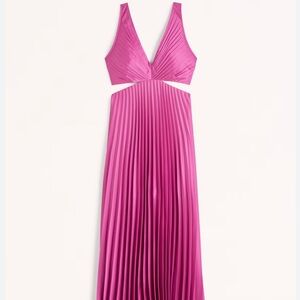 Abercrombie & Fitch Pink Maxi Dress